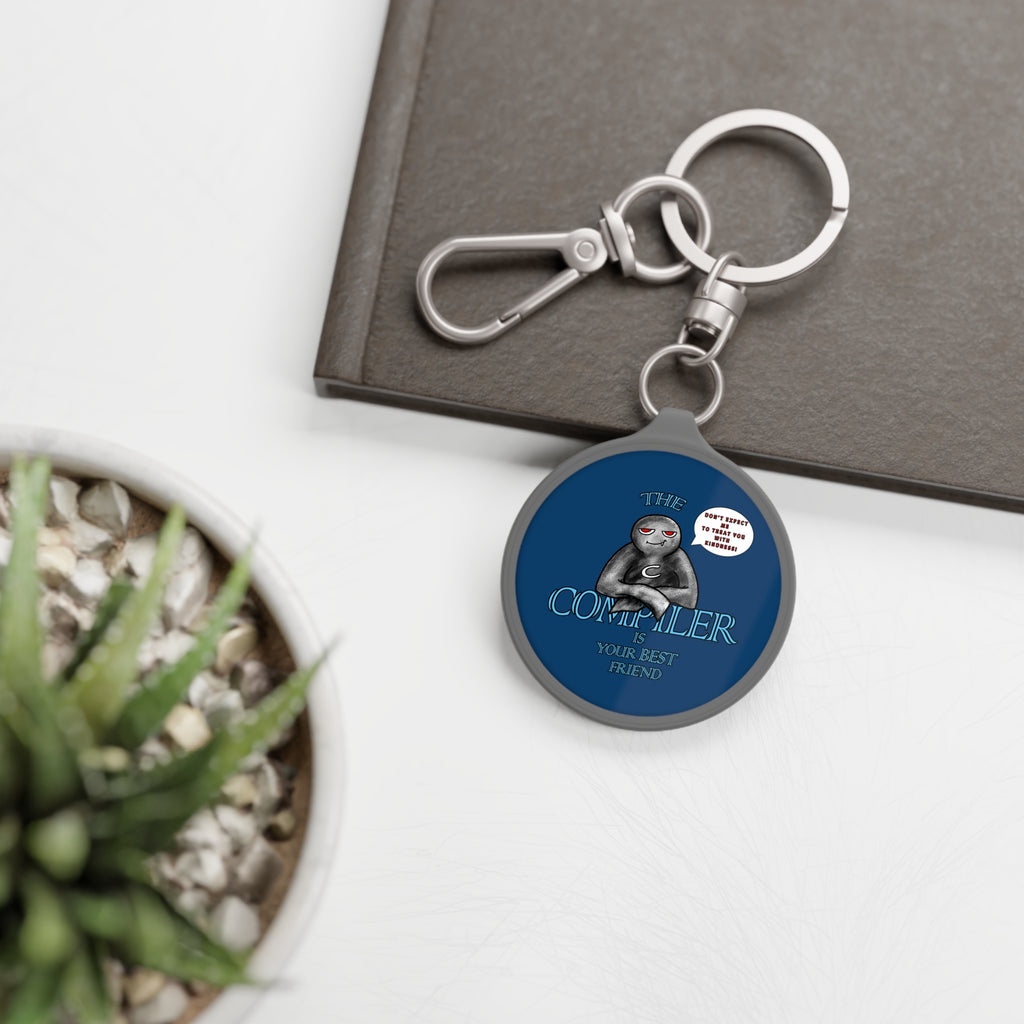 Best Friend, Dark Blue Compiler Stories Series Keyring Tag