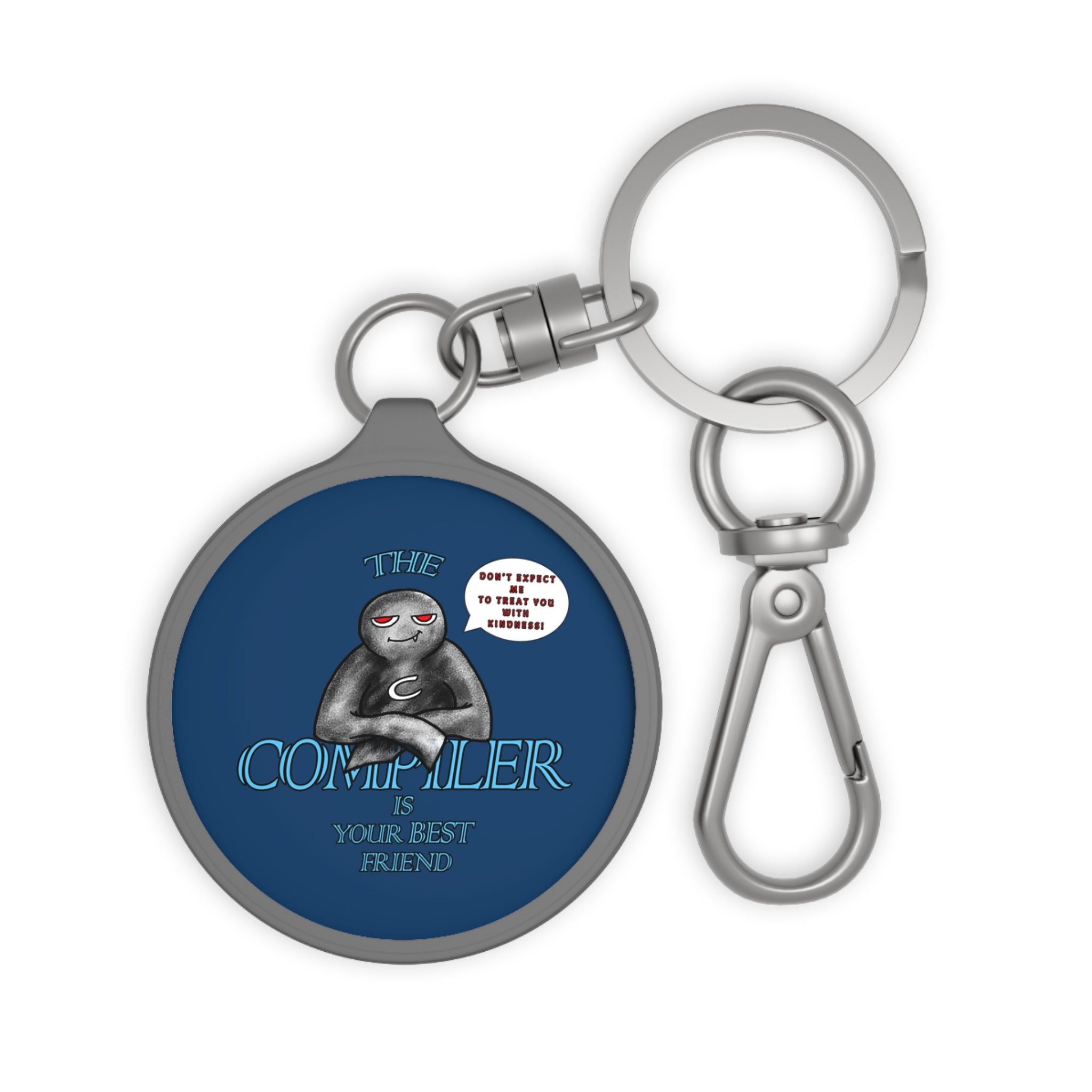 Best Friend, Dark Blue Compiler Stories Series Keyring Tag